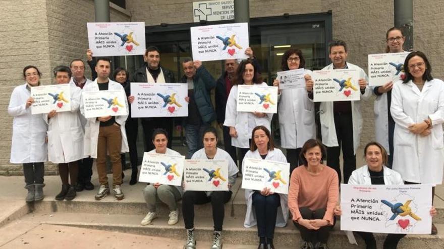 Una protesta por la situación de la Atención Primaria.