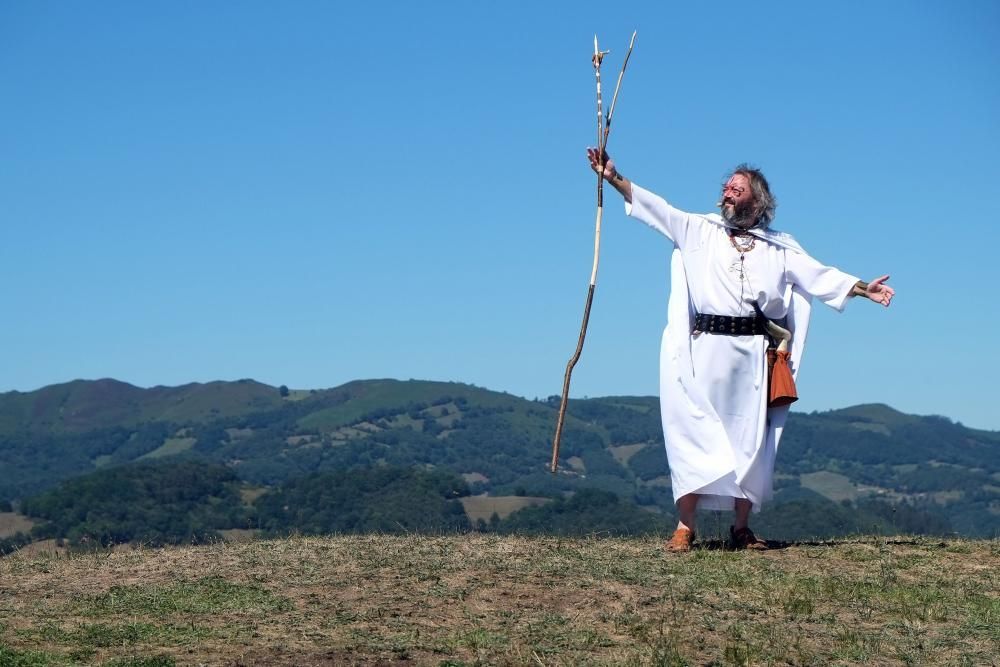 Batalla en la fiesta Astur romana en Carabanzo