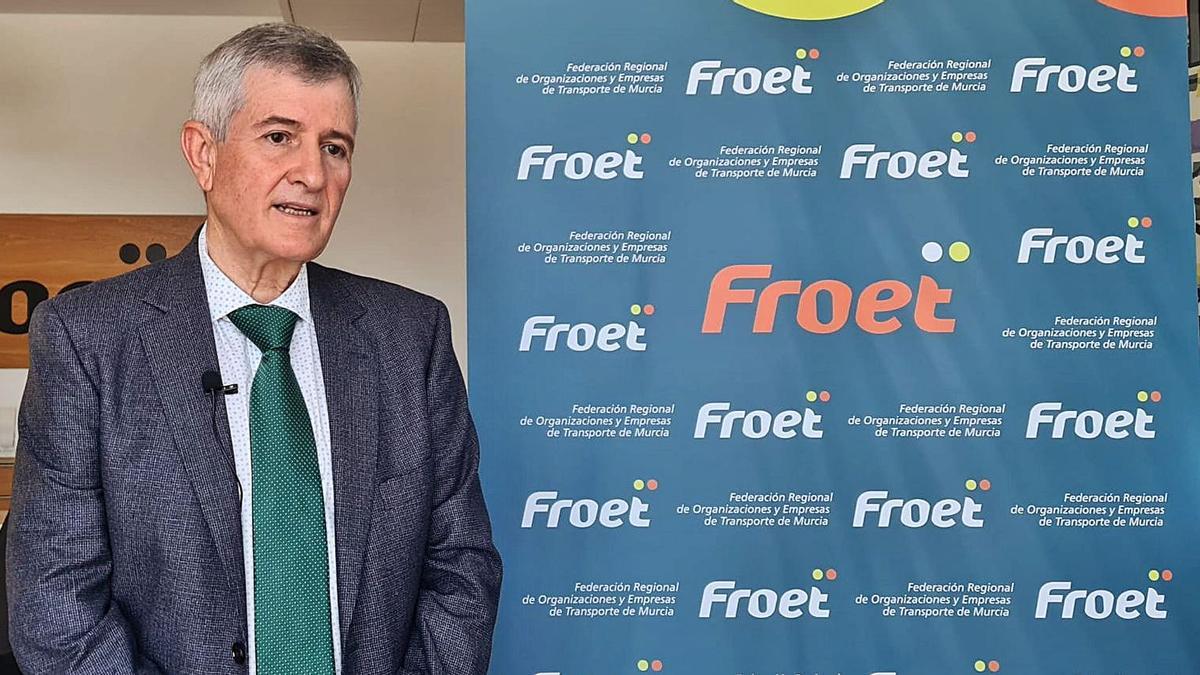 Pedro Díaz, presidente de la
Federación Regional de 
Organizaciones y Empresas de
Transporte (Froet). l.o.