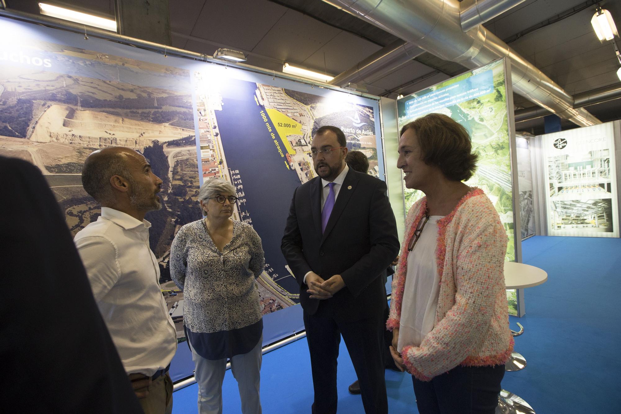 En imágenes: La visita de Adrián Barbón a la Feria de Muestras