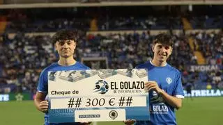 Reparto del premio en El Golazo