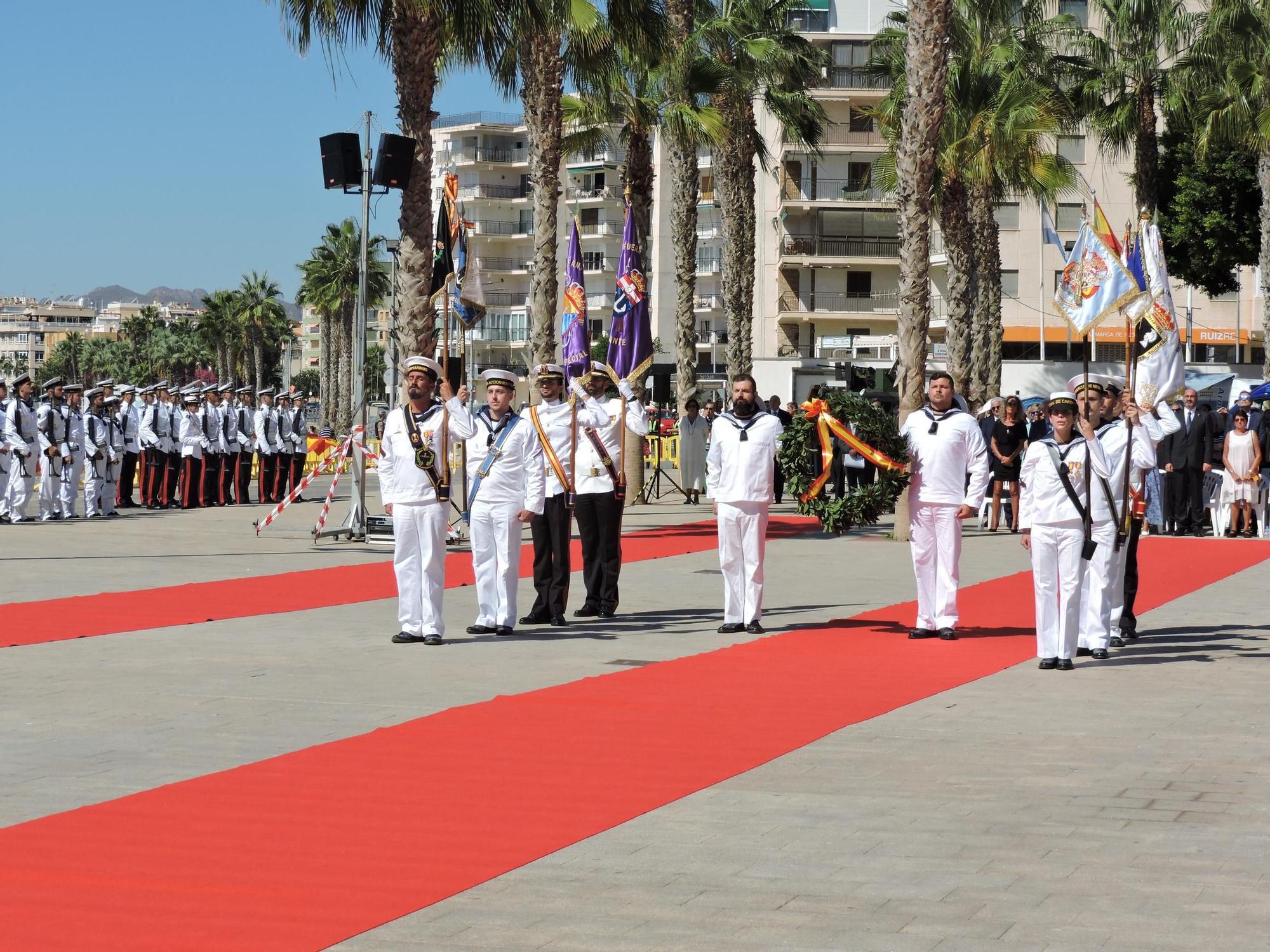 Jura de Bandera para personal civil en Águilas