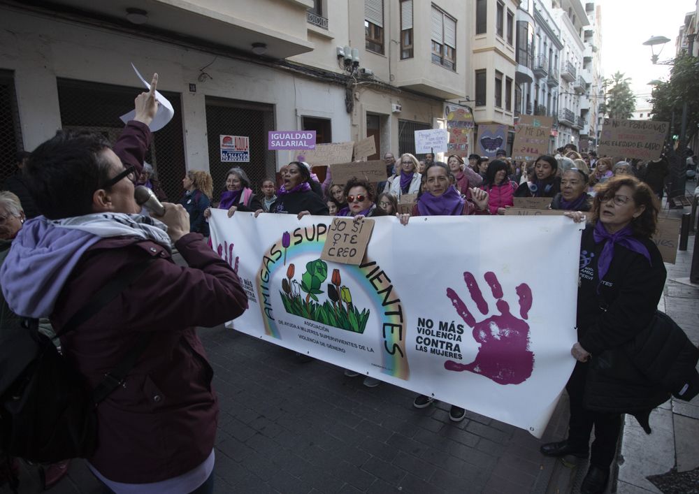 Los momentos más destacados del 8M en Sagunt