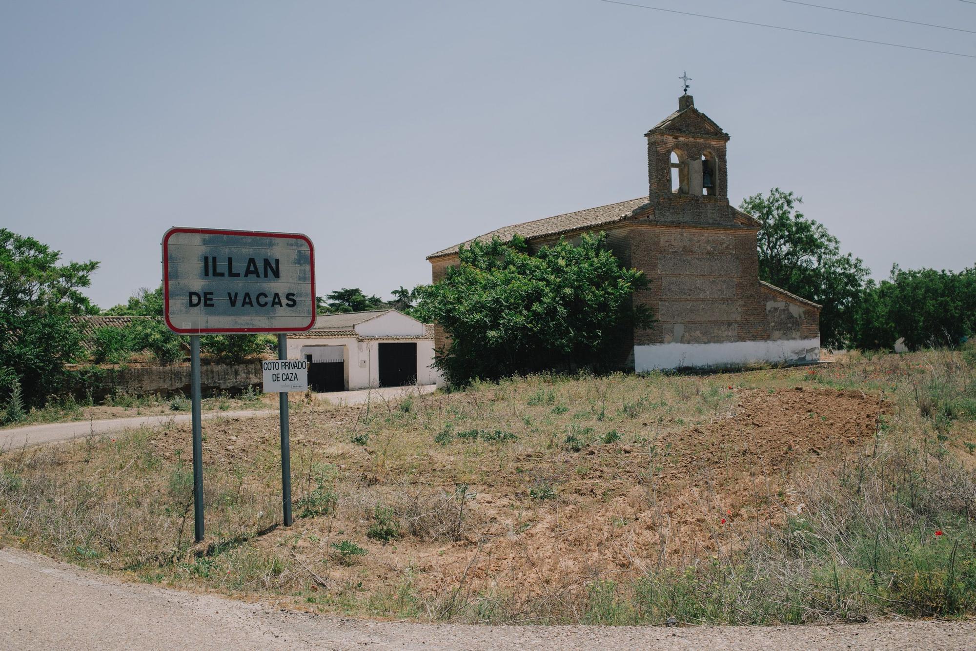 Entrada a Illán de Vacas, la localidad menos poblada de España, que se ubica en Toledo.