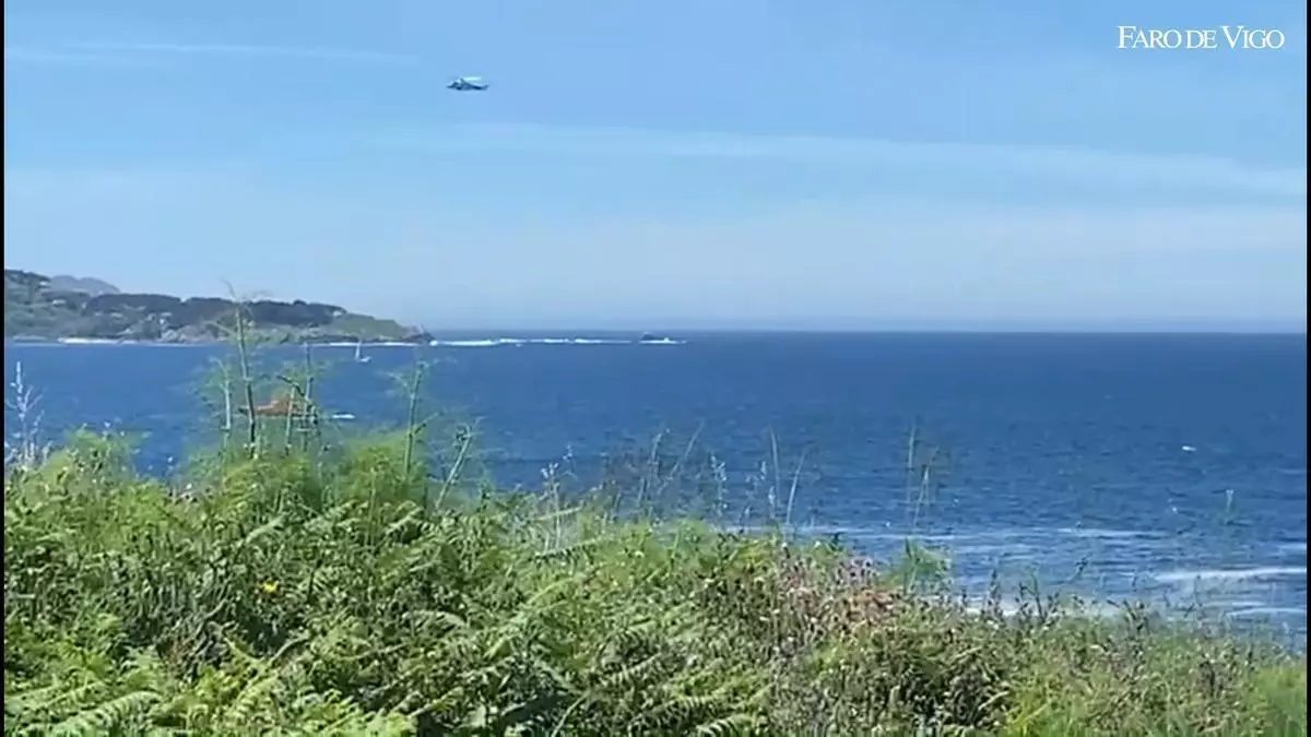 Localizan sin vida al pescador deportivo de 50 años desaparecido en Cabo Udra, en Bueu