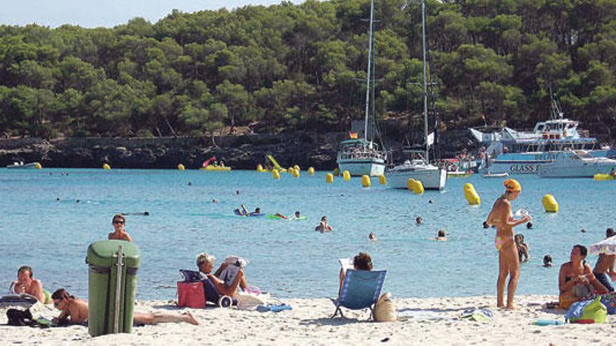 Der Strand im Naturpark Mondragó