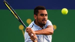 Nick Kyrgios no acabó su debut en Shanghai