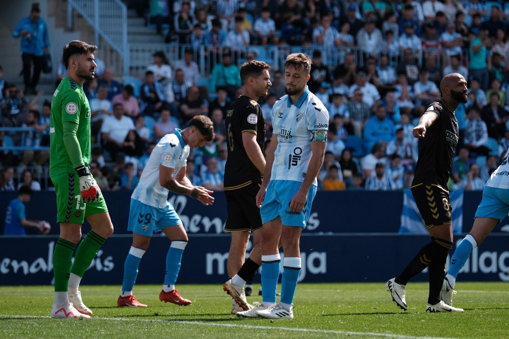 Primera RFEF | Málaga CF - CF Intercity, en imágenes