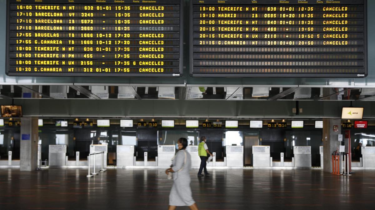 Terminal del aeropuerto de La Palma.