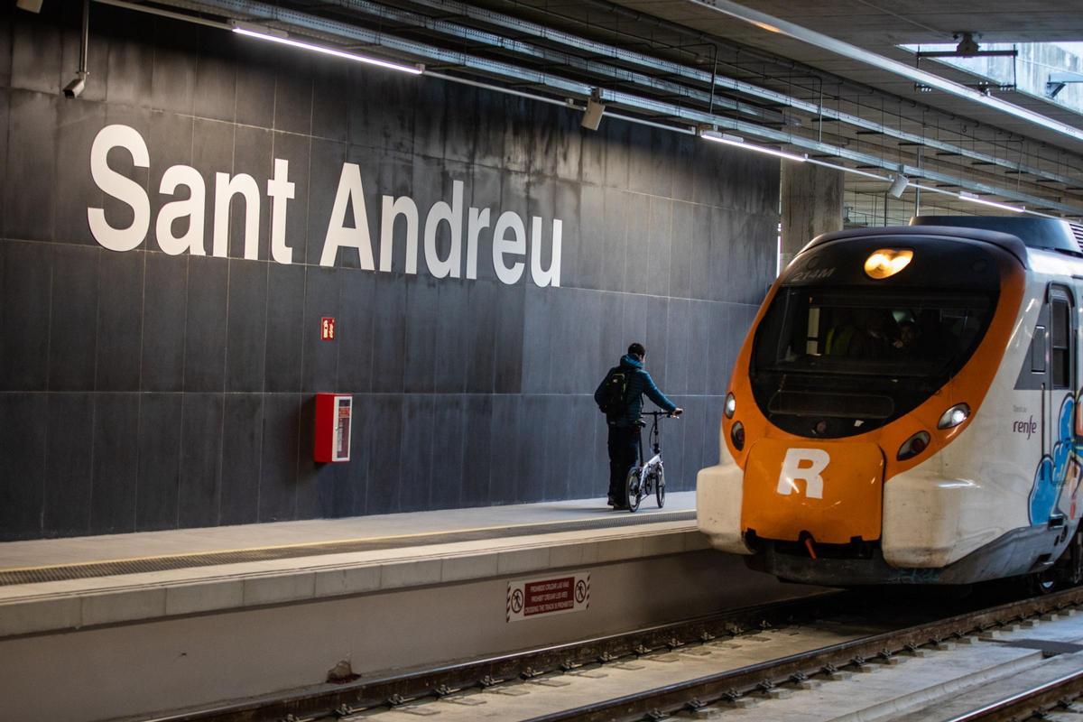 La estación de Rodalies de Sant Andreu entra en servicio