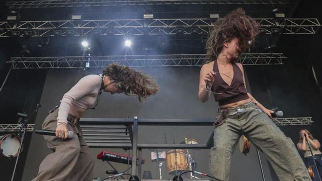 Concierto de Fillas de Cassandra en el Festival PortAmérica, el pasado julio.
