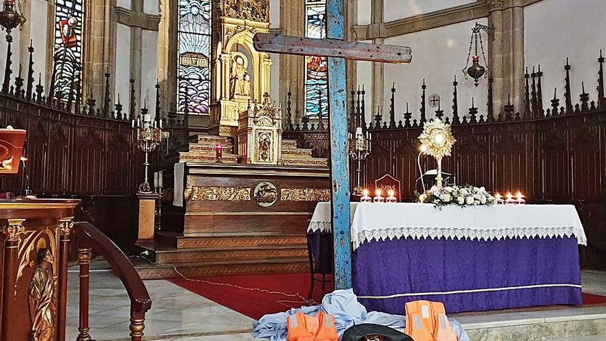 La Cruz de Lampedusa viaja hasta la Diócesis | MARTA G.BREA