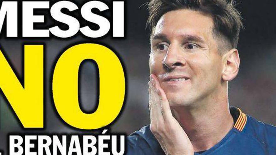 La portada de SPORT sobre la ausencia de Messi