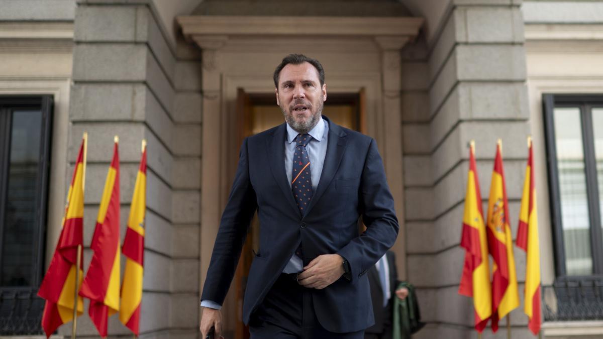 El ministro de Transportes y Movilidad Sostenible, Óscar Puente.