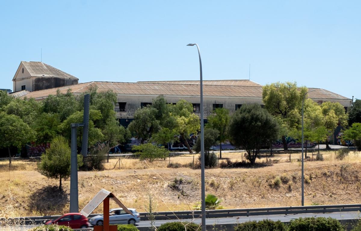 Estado actual de la fachada de la vieja carcel de Palma
