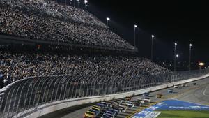 Participantes en la  carrera Daytona 500 de las NASCAR Cup Series en el Daytona International Speedway en Daytona Beach, Florida.