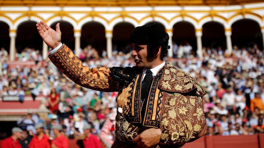 Morante de la Puebla en la Feria de Abril de 2019.