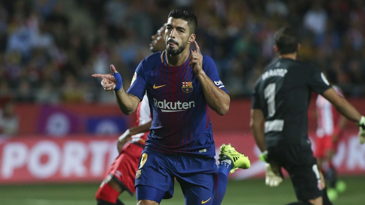 LALIGA | Girona-Barça (0-3): El gol de Luis Suárez que puso el 0-3