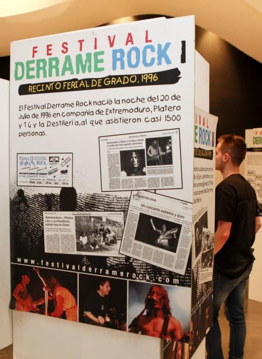 Una exposición en La Laboral rememora los veinte años del Derrame Rock