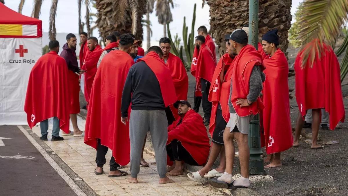 Inmigrantes llegados a Canarias.