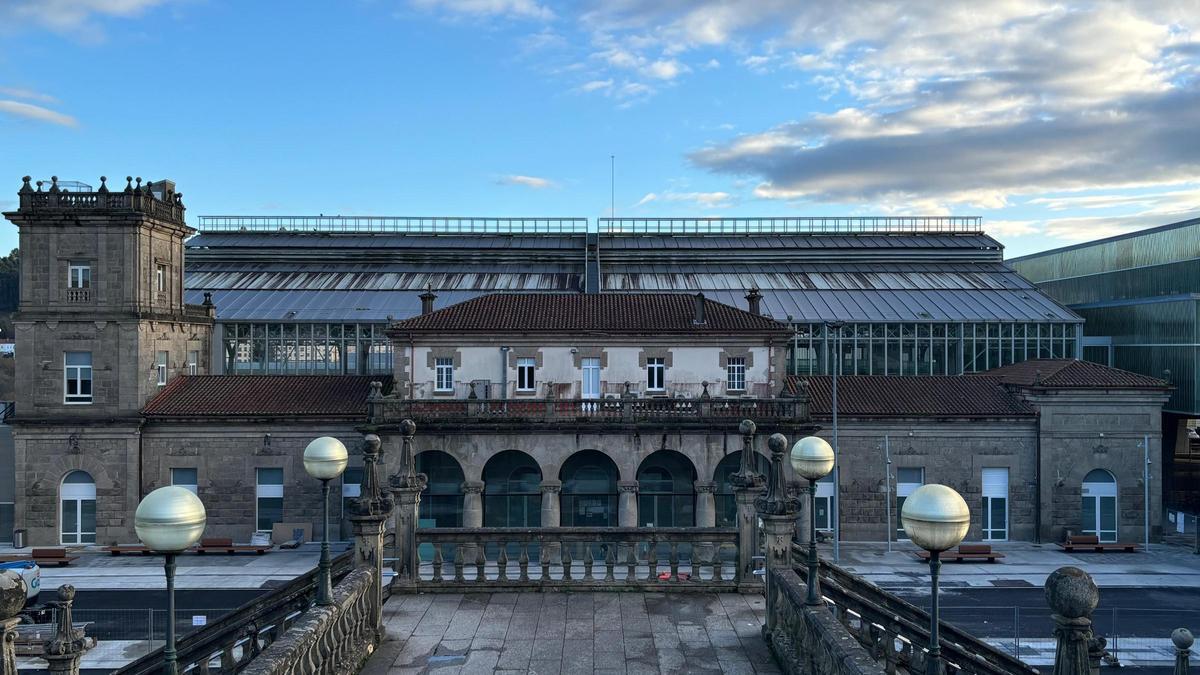 Estación de tren de Santiago, fotagrafada pola edil María Baleato (PP)