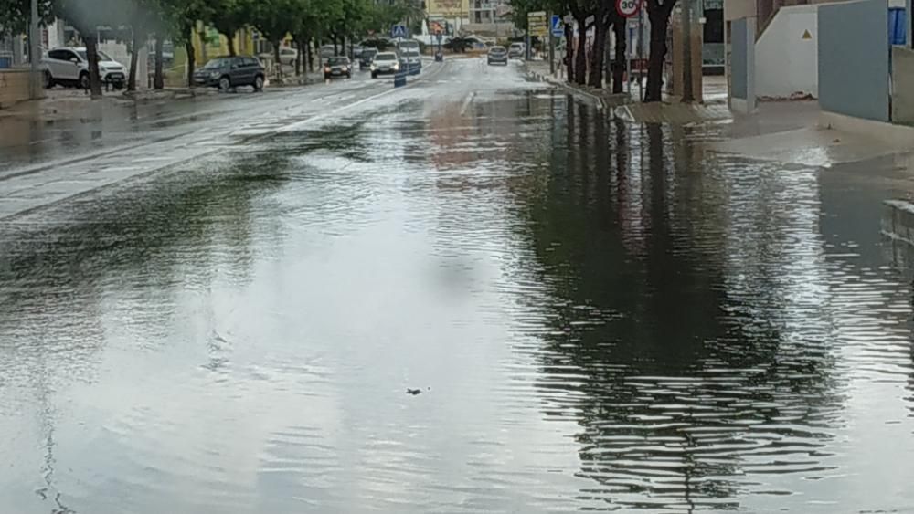 Lluvia e inundaciones en Santa Pola