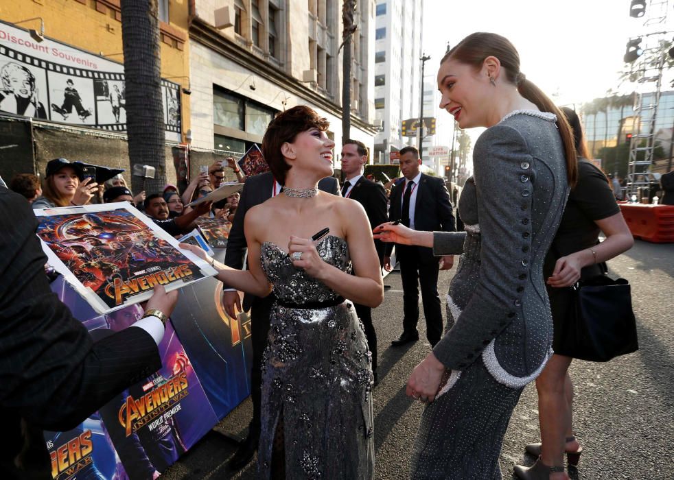 La premier d'«Avengers: Infinity War» reuneix les estrelles de Marvel