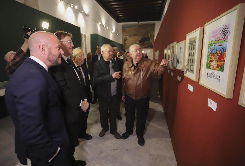 Exposición "40 años de ayuntamientos democráticos" en la Diputación de València