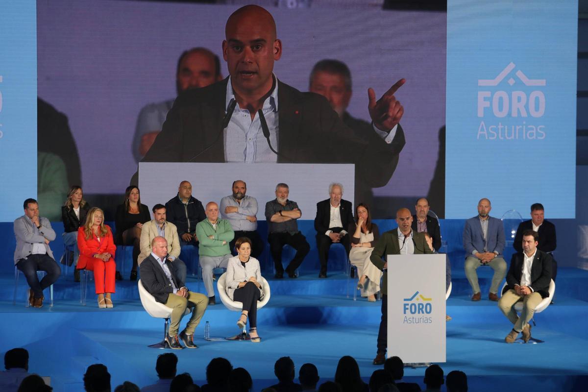 El cierre de campaña de Foro en Gijón, en imágenes