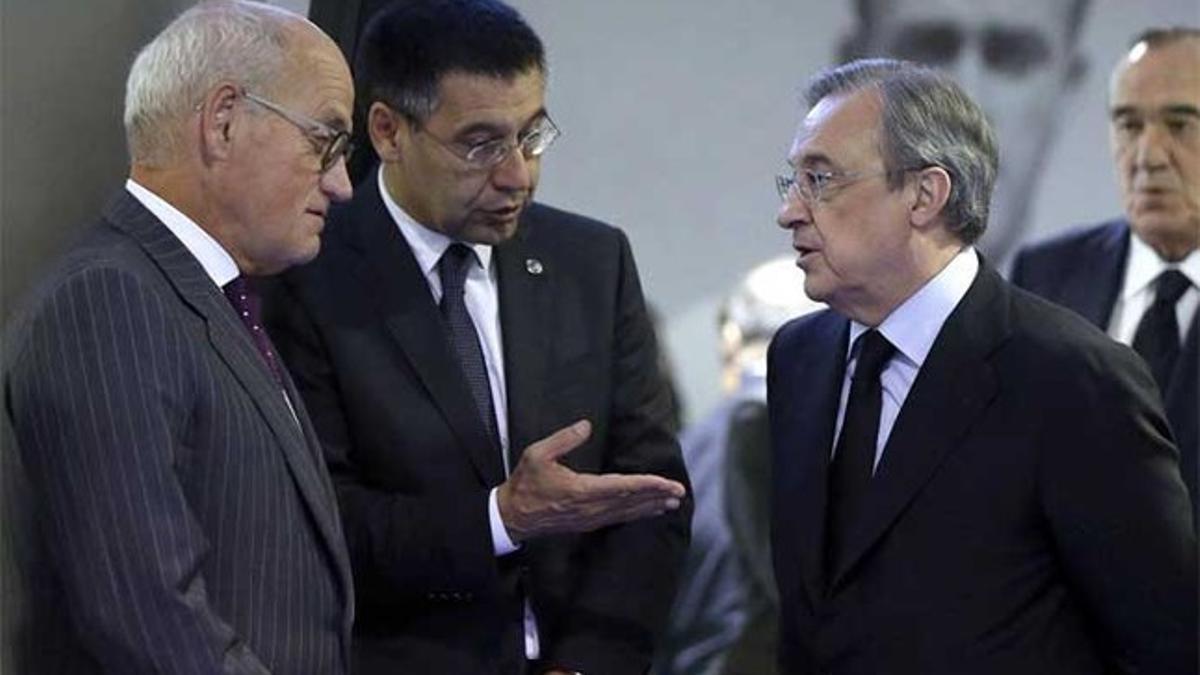 Bartomeu y Florentino, en una imagen de archivo