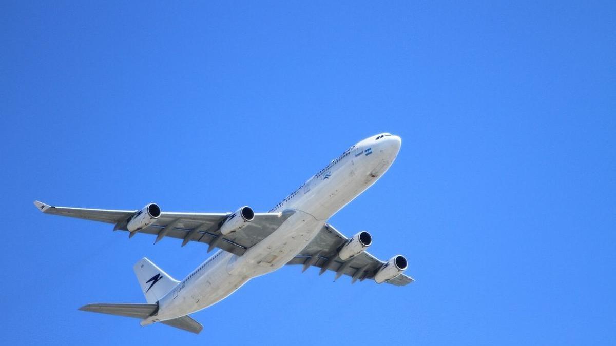 Imatge d'arxiu d'un avió