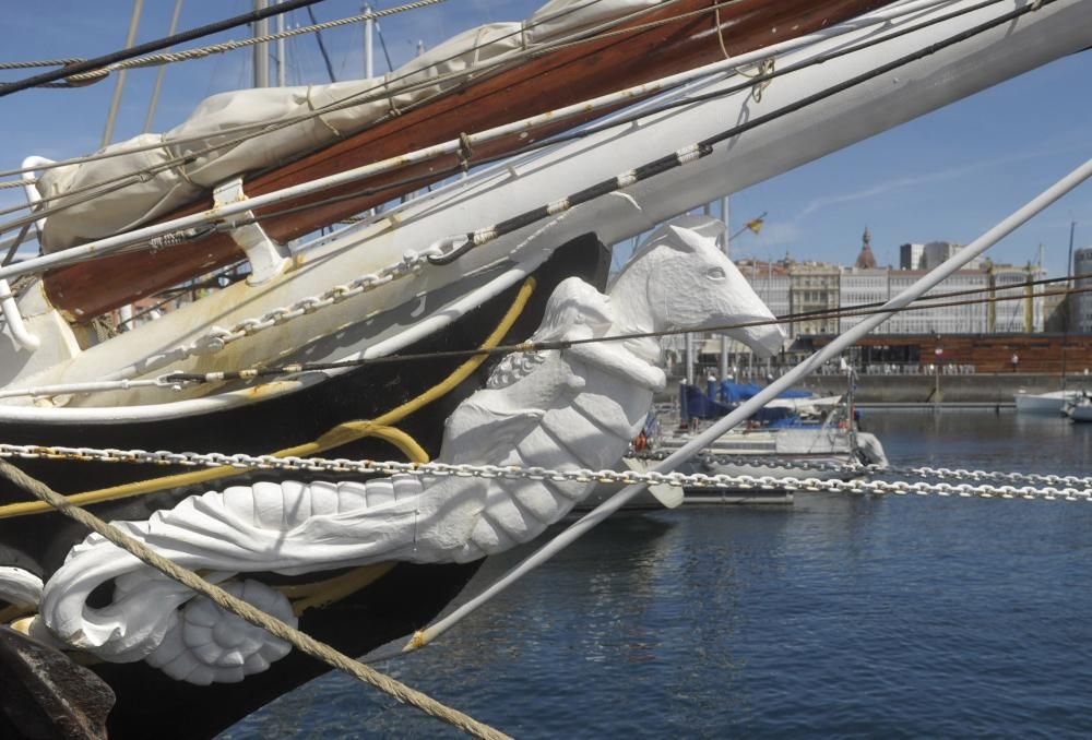 Los veleros pueden visitarse en el muelle de transatlánticos hasta el sábado, 13 de agosto de 2016, en horario de 10.30 a 12.00 horas.