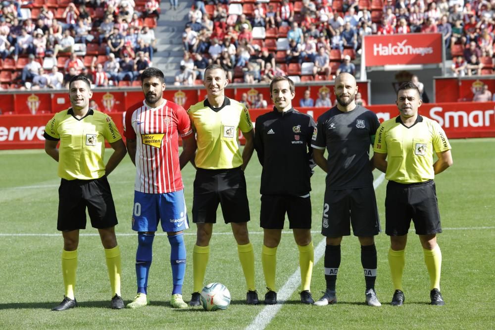 El Sporting 1 Alcorcón 3 en imágenes