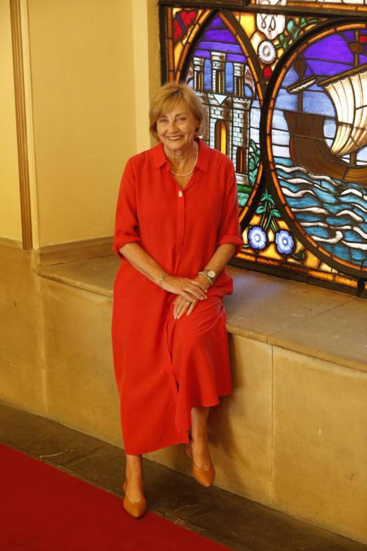 Mariví Monteserín, en el Ayuntamiento de Avilés.