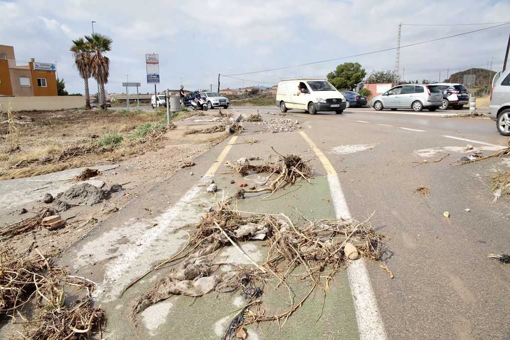 Estas son las imágenes que deja la DANA a su paso por Águilas