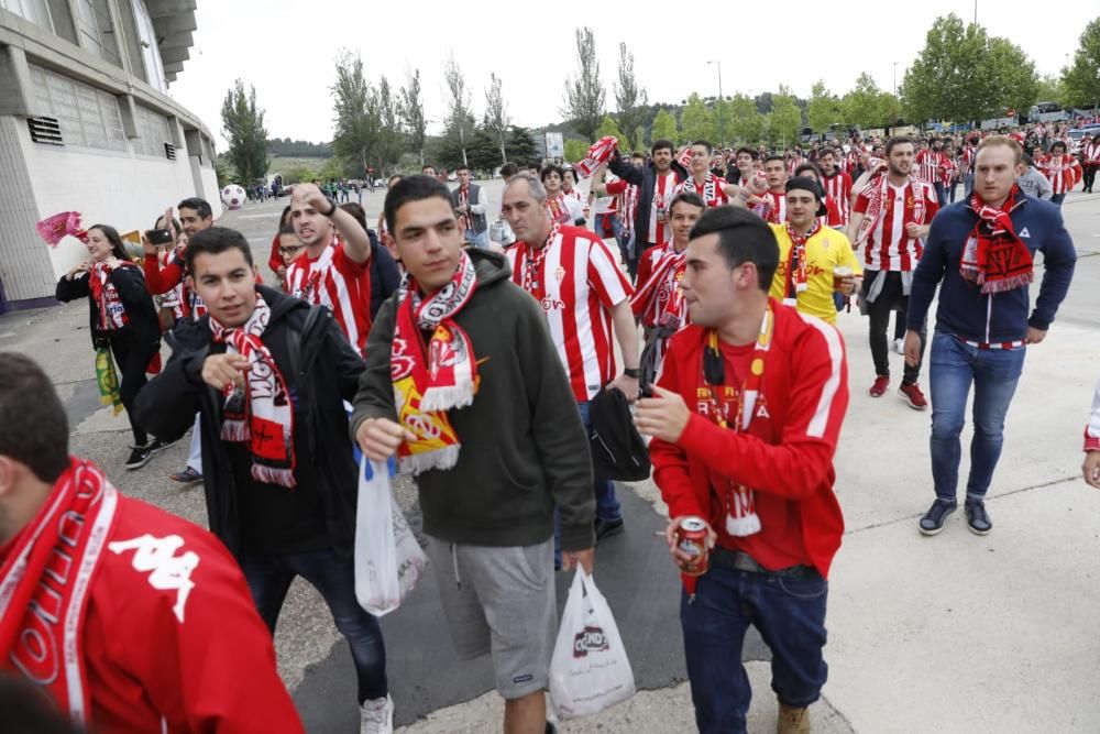 La Mareona en Valladolid para el play off del Sporting