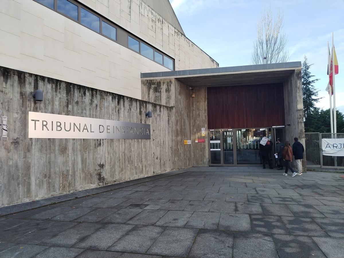 Juzgados de Plasencia, donde se investigará la participación de un hombre en dos incendios en Plasencia.