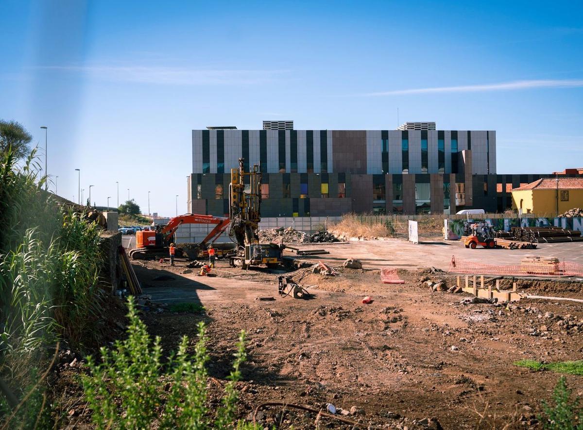 Obra de encuzamiento de barranco La Carnicería. | E. D.