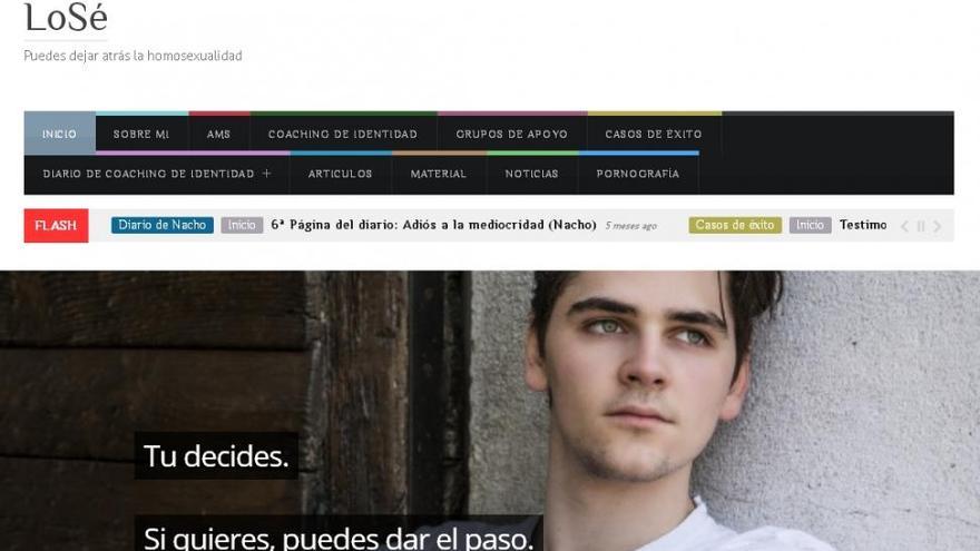 Denuncian una página web que pretende &quot;curar&quot; la homosexualidad