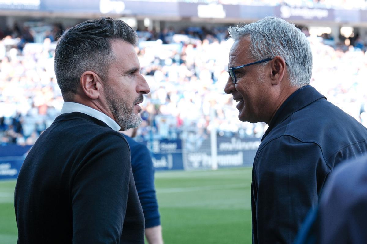 La Rosaleda. Liga Hypermotion. Jornada 34 Málaga CF vs Córdoba CF