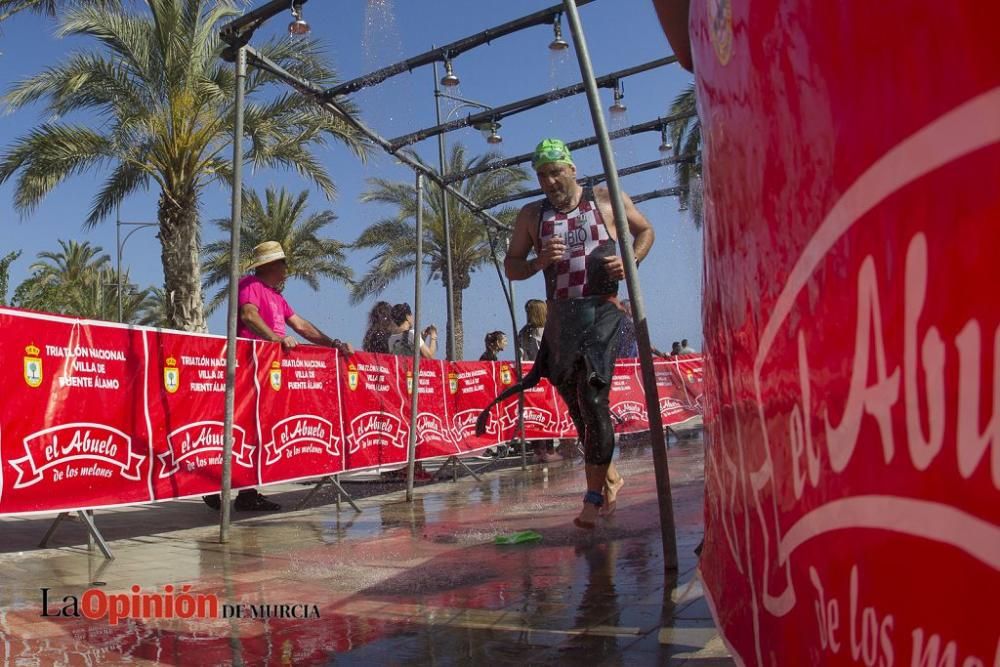 Salida del Triatlón Villa de Fuente Álamo