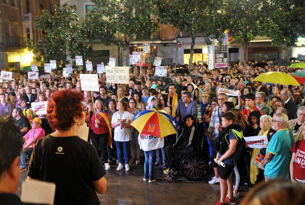 Tall de l'autopista AP-7 a Girona sud per protestar per la sentència del procés