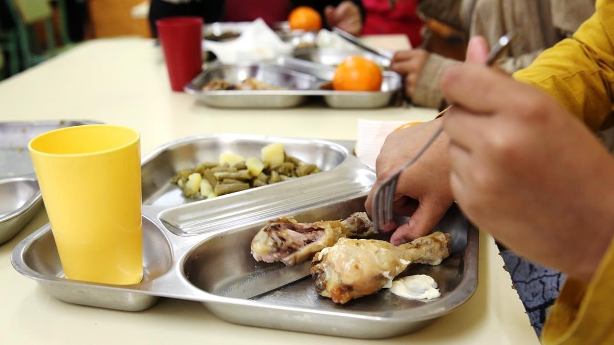 Comedor escolar de un instituto de Santa Coloma