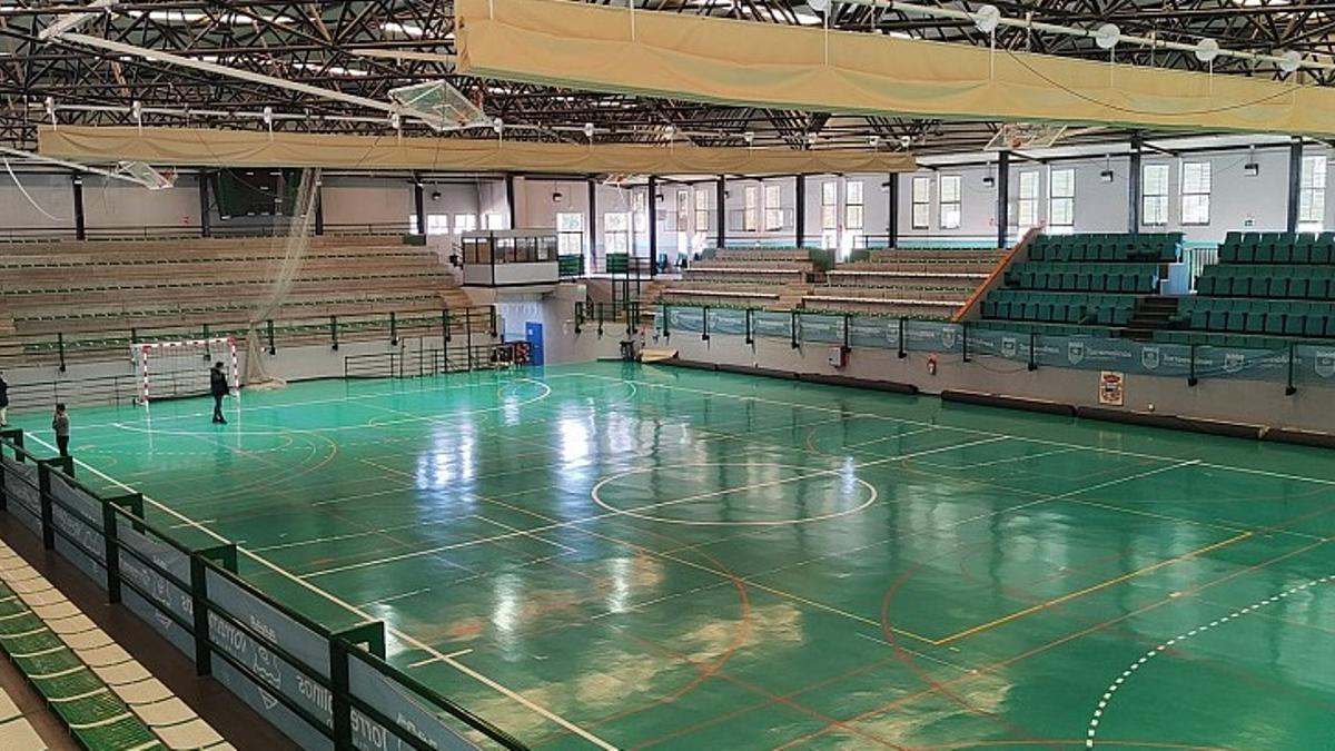 Interior de las instalaciones polideportivas torremolinenses donde se celebrará el torneo.