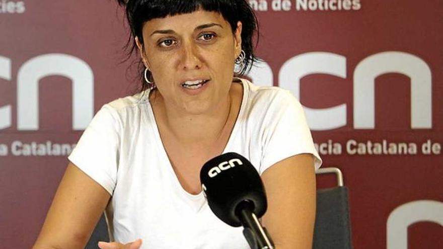 La diputada sallentina de la CUP Anna Gabriel