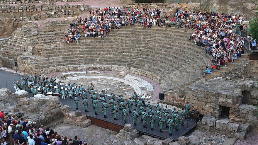 Concierto de la Legión en el Teatro Romano de Málaga