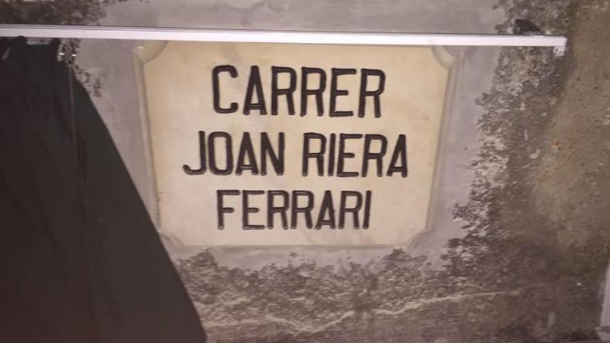 Cala d&#039;Or inaugura el Carrer de Joan Riera Ferrari