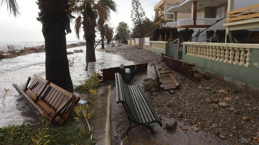 Consell y alcaldes quieren la zona catastrófica por el daño de ‘Gloria’