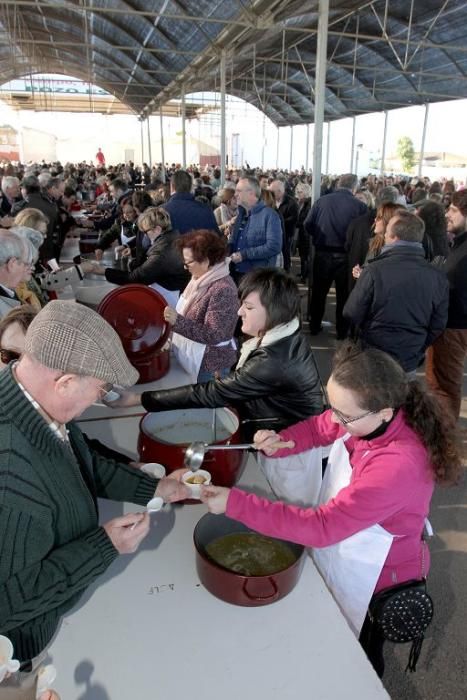 Degustación de pelotas por el Día de San Fulgencio en Pozo Estrecho