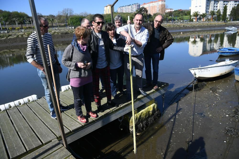 Visita europea a la Ría de O Burgo